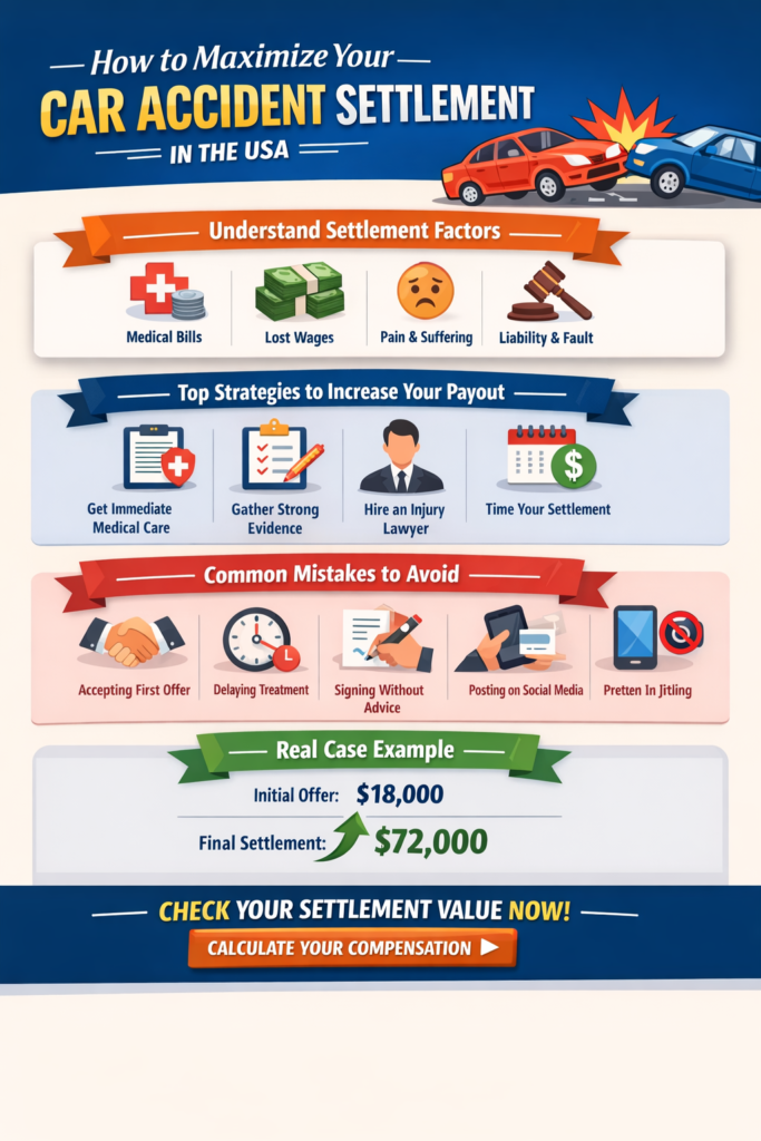 How to Maximize Your Car Accident Settlement in the USA