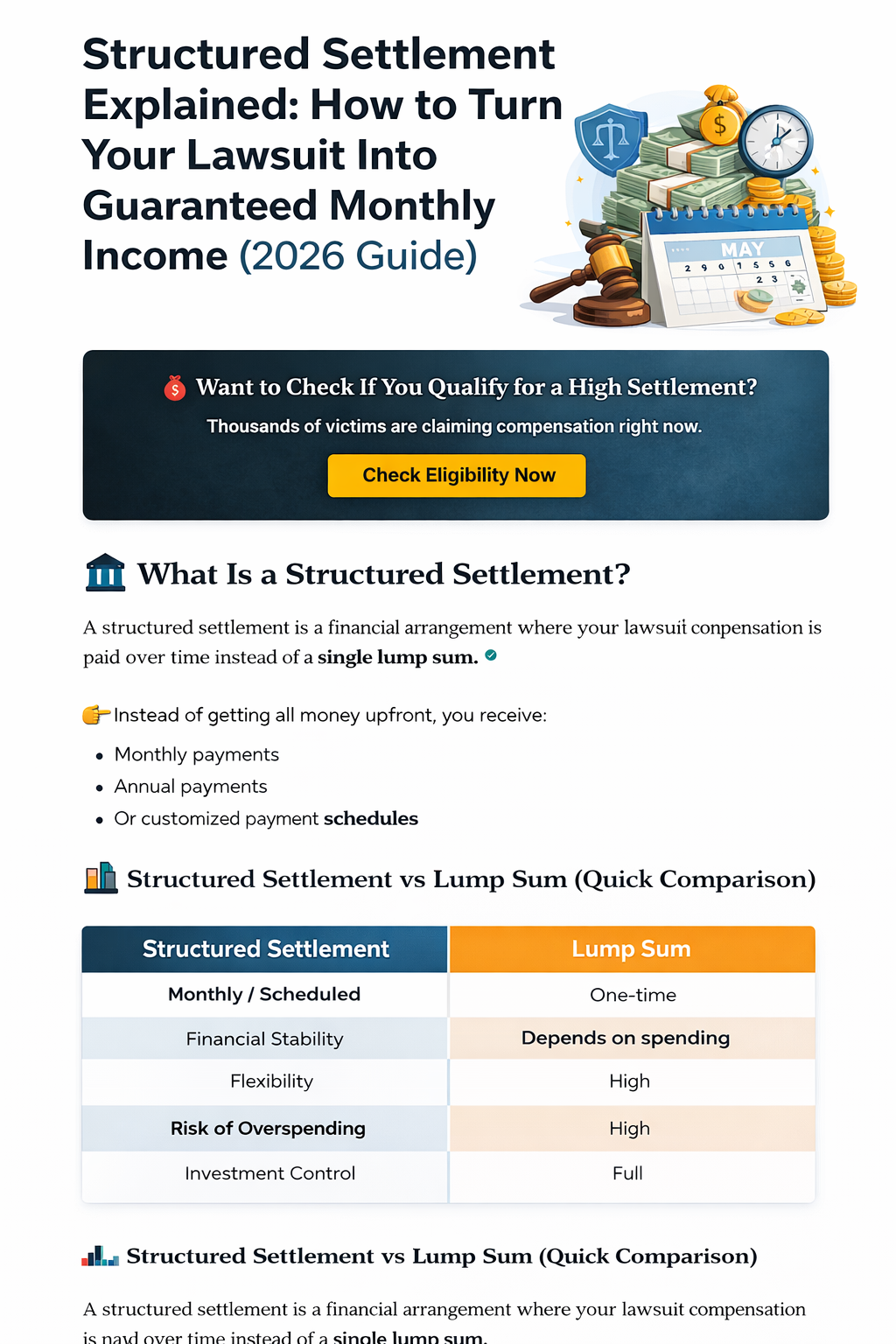 Structured Settlement Explained