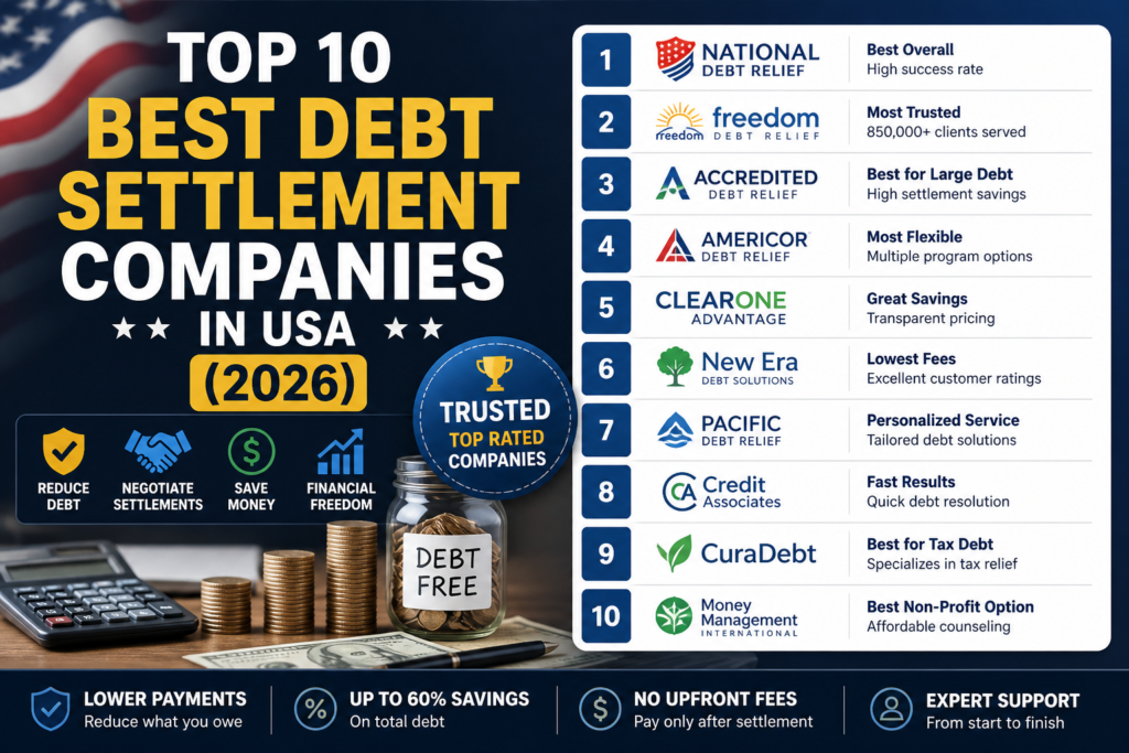 Best Debt Settlement Companies in USA