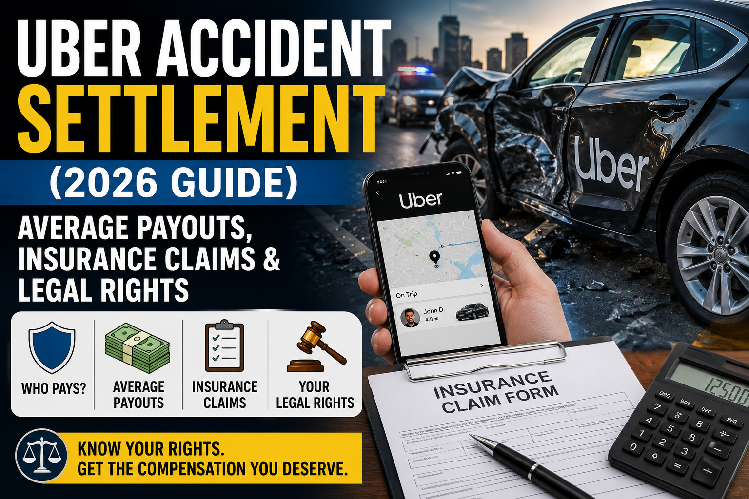 Uber Accident Settlement (2026 Guide)