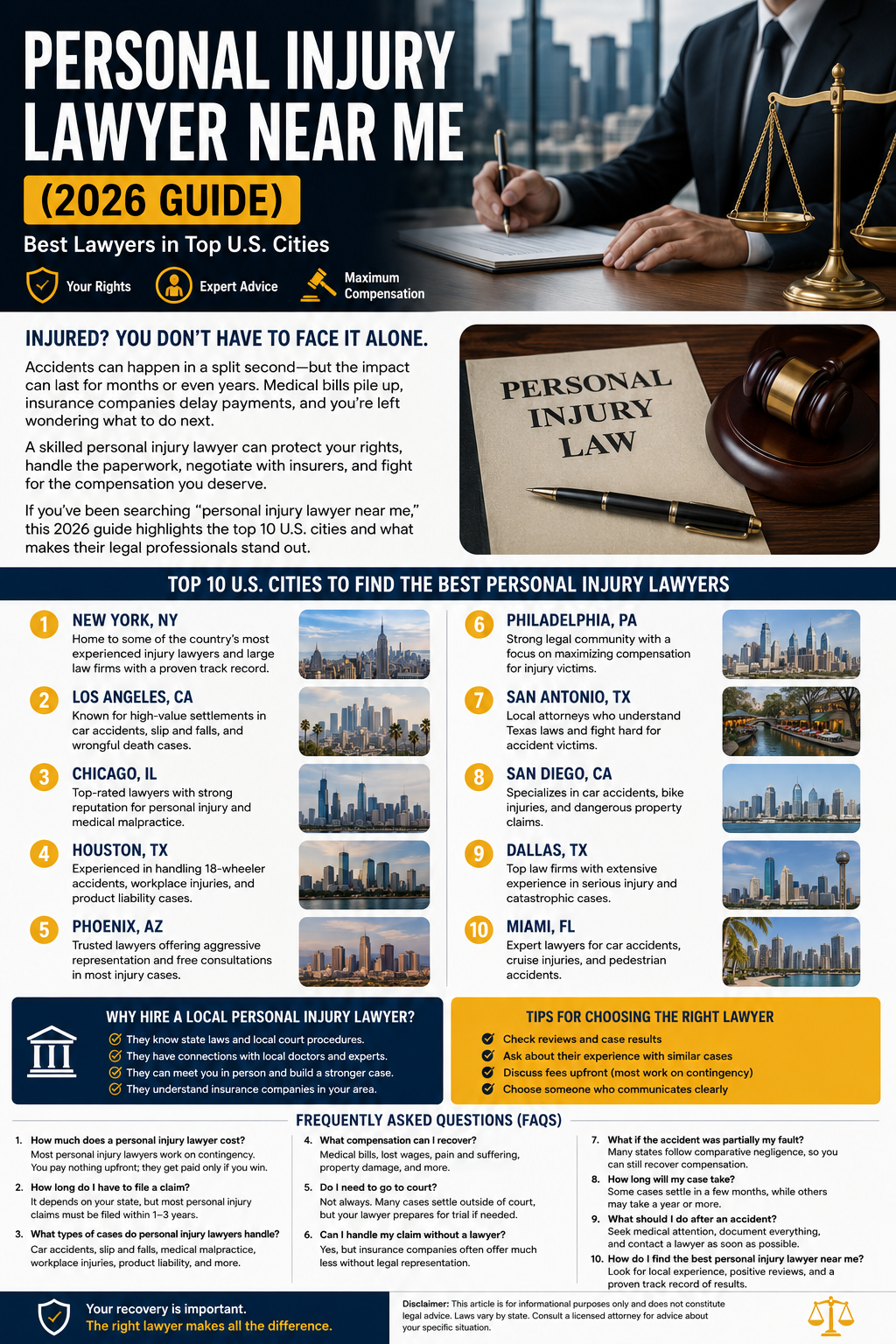 Personal Injury Lawyer Near Me (2026 Guide)