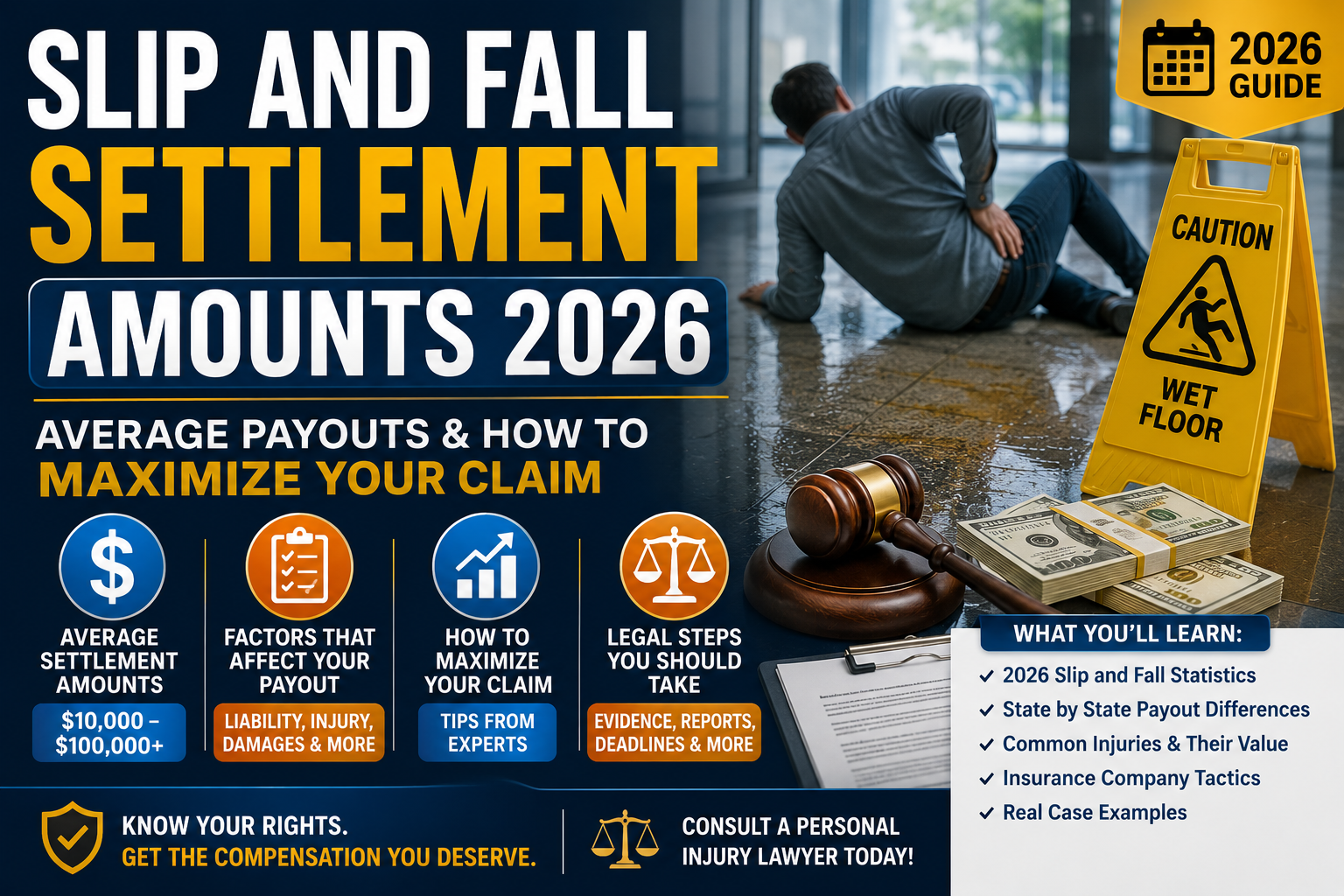 Slip and Fall Settlement Amounts