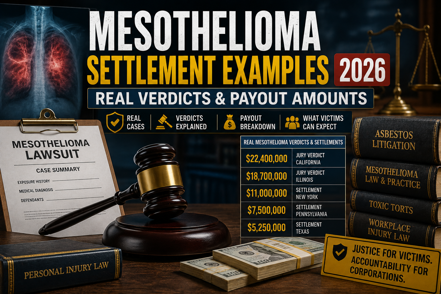 Mesothelioma Settlement Examples 2026