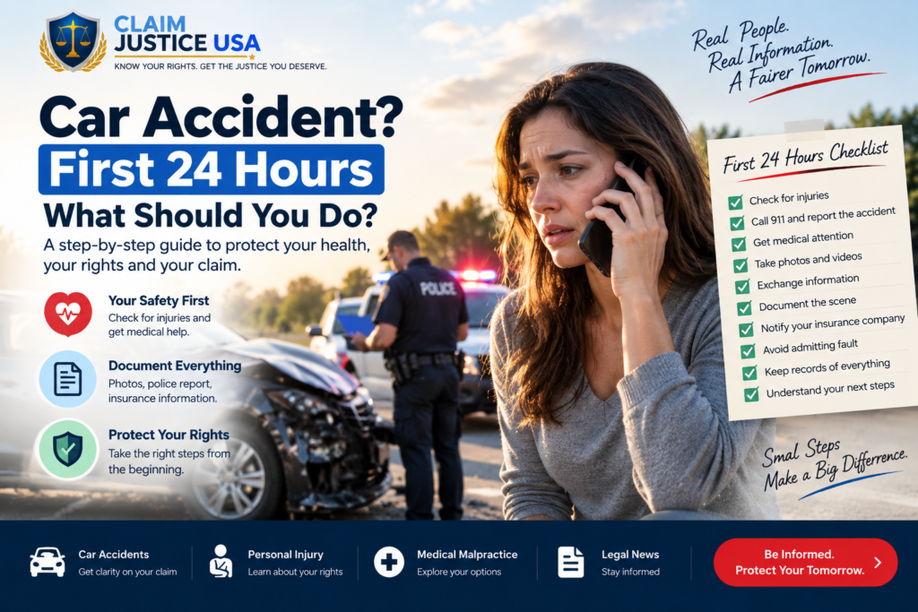 Car Accident: What to Do in the First 24 Hours
