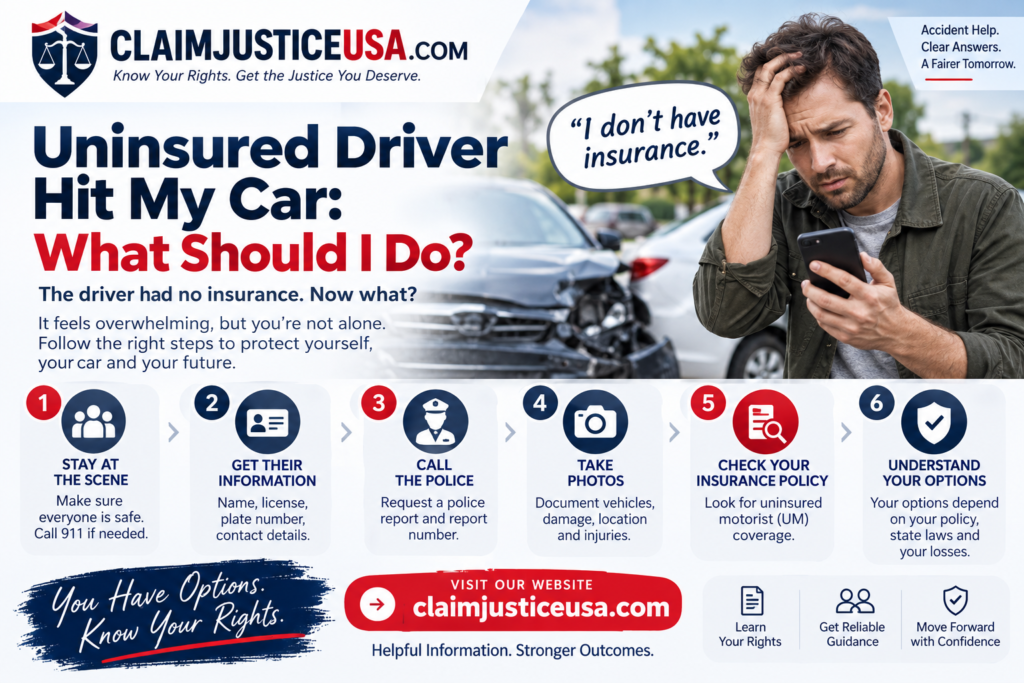 Uninsured Driver Hit My Car