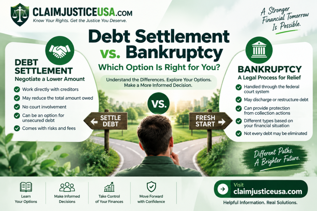Debt Settlement vs. Bankruptcy