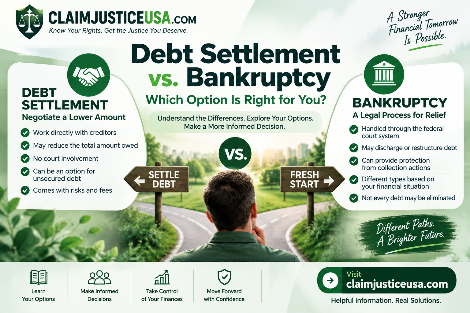 Debt Settlement vs. Bankruptcy